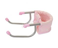 Käthe Kruse 79356 Siège de Table Rose avec étoiles