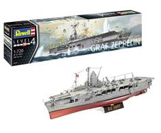 Revell 05164 Maquette de Porte-Avions GRAF Zeppelin, échelle : 1/720, Multicolore
