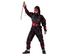 Clown Republic- Coffre Musculaire Ninja Costume, Garçon, 52908/08, Multicolore