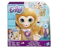 FurReal Friends – Peluche interactive Zandi, Le Bébé Singe Va chez Le Médecin – Version française