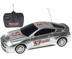 Top Race Maquette Aston Martin 4CH RC Remote Control - Voiture de course, avec phares TR-AM1