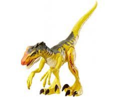 Jurassic World figurine Dinosaure Articulé Vélociraptor Attaque Sauvage, Jouet pour Enfant, GFG66