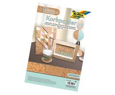 Folia 56309 – Liège Papier Autocollant 3 Feuilles, env. 20 x 30 cm