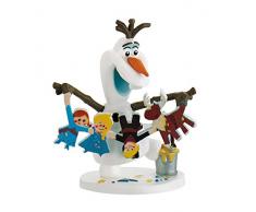 Bullyland- Princess Figurine Disney La Reine des neiges Aventure Olaf avec Guirlande, 12943