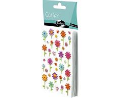 Maildor 560429C - Un sachet de gommettes Cooky 8 planches 7,5x12 cm, Méli mélo (225 stickers)