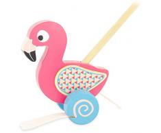 Ulysse Jouet à Pousser Flamant Rose, 4100