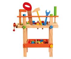 Bino 82149 Jouet en bois datelier Multicolore - version allemande