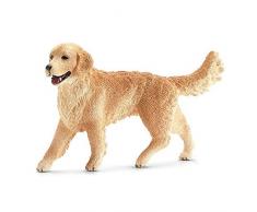 Schleich-16395 - Golden retriever - femelle - Farm World Figurine, Multicolore
