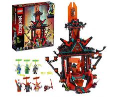 LEGO NINJAGO, Le temple de la folie de lEmpire, Set de construction avec 6 figurines, Jouet ninja pour enfants, 133 pièces, 71712