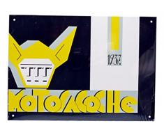 Dioramax- Miniature Voiture de Collection, MOTOSACOCHE, Noir/Jaune/Blanc