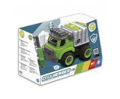 cpa toy group trading s.l. - Camion Poubelle avec Son, démontable avec Tournevis Inclus, Couleur Vert (CPAToy Group S.L. 7838041S)