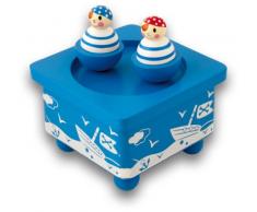 Ulysse Couleurs denfance - 3878 - Jouet de Premier Age - Boite à Musique Pirate