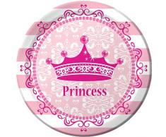 Davies Pc425081 Creative fête Princesse Royalty Assiette, Rose