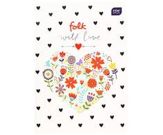 Interdruk Ze60fol Cahier A5 60 UV Collection Folk, Multicolore - version anglaise
