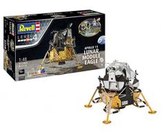 Revell- Maquette Coffret Cadeau 50 Ans Apollo 11 Module Lunaire Eagle 03701, 3701, Or