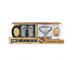 ABYstyle Abysse Corp_ABYMUG443 Lot de 2 Mini gobelets Daryl Vs Negan X2 Multicolore 110 ML