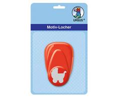 Ursus 19470065 Perforatrice à Levier Petit modèle 16 mm, Rouge