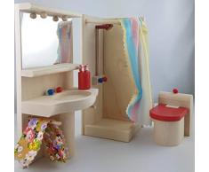 Rülke 22653 Jouet pour poupée en Bois Rouge/Bleu/Jaune