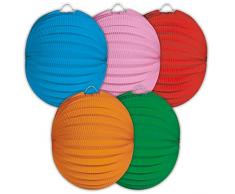 Folat Lanterne de fête Ronde de Couleurs Assorties