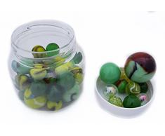 MaRécréation- Bocal Titan Priorité aux Grosses Billes, XA-5HFES-FI10, Vert