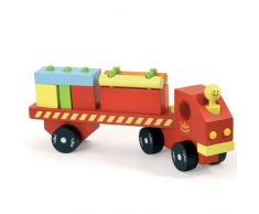 Vilac - 2138 - Jouet en Bois - Camion de Cubes Géant