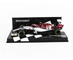 Minichamps- Voiture Miniature de Collection, 417190099, Rouge/Blanc