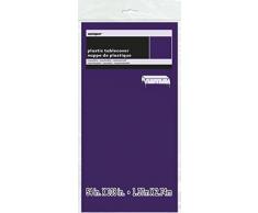 Unique Party 5088 - Nappe en Plastique Violet Intense 2,74 m x 1,37 m