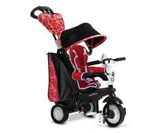 smarTrike Chic Tricycle bébé 4 en 1 Noir / Rouge