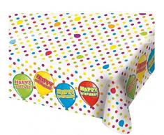 Nappe Ballon Anniversaire 130 x 180 cm