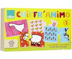 Vilac - 2456 - Jouet en Bois - Chiffranimo