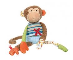 sigikid 38218, fille et garçon, peluche singe patchwork Sweety -Multicolore
