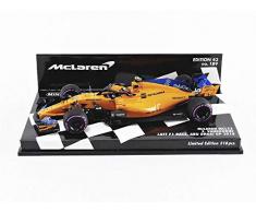 Minichamps- Voiture Miniature de Collection, 537186402, Orange/Bleu
