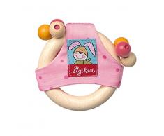 sigikid, Fille, Hochet en Bois Lapin, Bungee Bunny, Rose, 75070