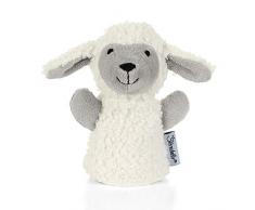 Sterntaler Marionnette à Doigts Mouton Stanley, 11 x 11 x 5 cm, Blanc/Gris