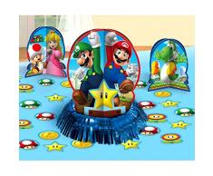 amscan 281554 Super Mario Kits de décoration de Table Thème Super Mario