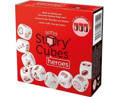 Asmodee Italia- Rorys Story Cubes Heroes Le Jeu de Table pour raconter des Histoires, Couleur, 8087