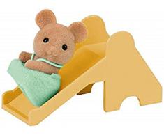 SYLVANIAN FAMILIES Baby with Slide Mouse bébé Jouet avec Toboggan, 4562, Multicolore