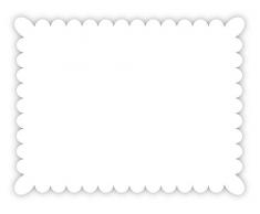 Maildor GB032C - Un lot de 10 sets de table Gamme blanche en papier dessin Clairefontaine 250g