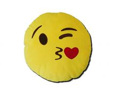 (de nombreux Designs) Katara 1788 – Emoji de coussin Motif peluche coussin dassise pour gemütliche heures, chambre denfant, rembourrage Smiley Design Déco – par exemple, LOL, Scheiß haufen, Musiques, Baiser, Nerd,