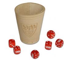 TEEPE 29433 – VfB Stuttgart Cube Gobelet et 6 dés