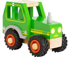 Small Foot Tracteur en Bois pour Les Enfants de 18 Mois et Plus, certifié FSC 100%, Convient également aux Jeux Jouets, 11078, Vert