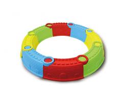 Jamara 460343 Château enfichable pcs-Plaisir du Jeu de Sable, Montage et démontage faciles grâce au système denfichage, Multicolore, en Plastique Robuste, 13 pièces, Multi-Couleur