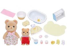 Epoch Denfance - A1504581 - Mini-poupée - Bain De Bébé Ours sylvanian