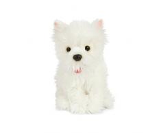 Peluche Living Nature - Chien terrier West Highland en peluche (20 cm)