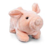 Tobar - 28775 - Peluche animée cochon rose qui marche et grogne, Collection Animigos