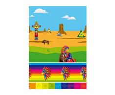 Folat Nappe Plastique Indien 130 x 180 cm