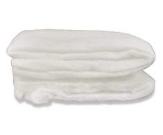 Riffelmacher 14194 Couverture de Neige en Polaire pour décoration dhiver et Noël Blanc 25 x 125 cm