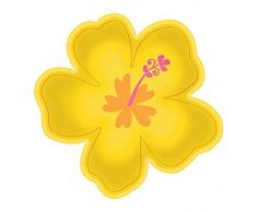 amscan 430853 Lot de 8 Assiettes en Papier en Forme dhibiscus 26 cm