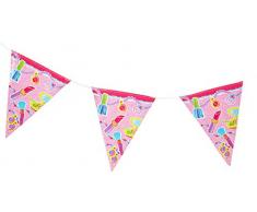 Givi Italia 54216 PVC Drapeau Guirlande Make Up MT. 3.60, Multicolore