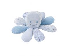 Nattou Peluche activité Poulpe, Avec hochet, Compagnon dès la naissance, 20 cm, Bleu, Art. n° 879729